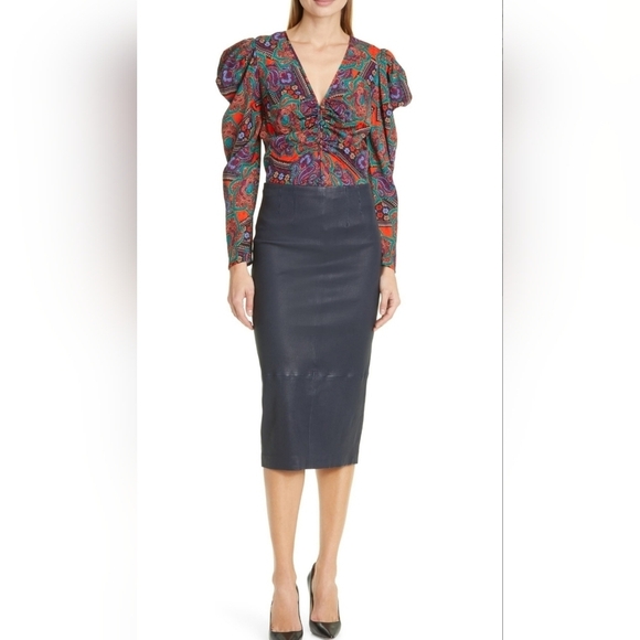 1518- Veronica Beard Women's Blouse Size 2 NWT - Picture 1 of 10